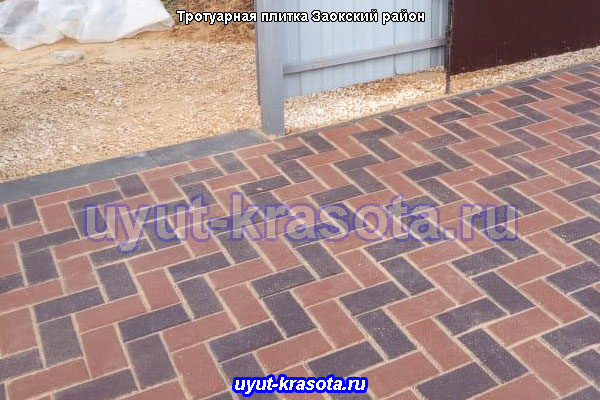 Укладка тротуарной плитки Брусчатка под ключ в посёлке Заокский Тульская область